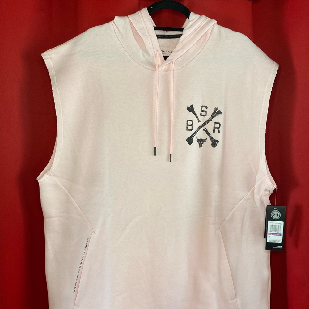 Men’s Under Armour Project Rock Sleeveless Hoodie NWT XXL